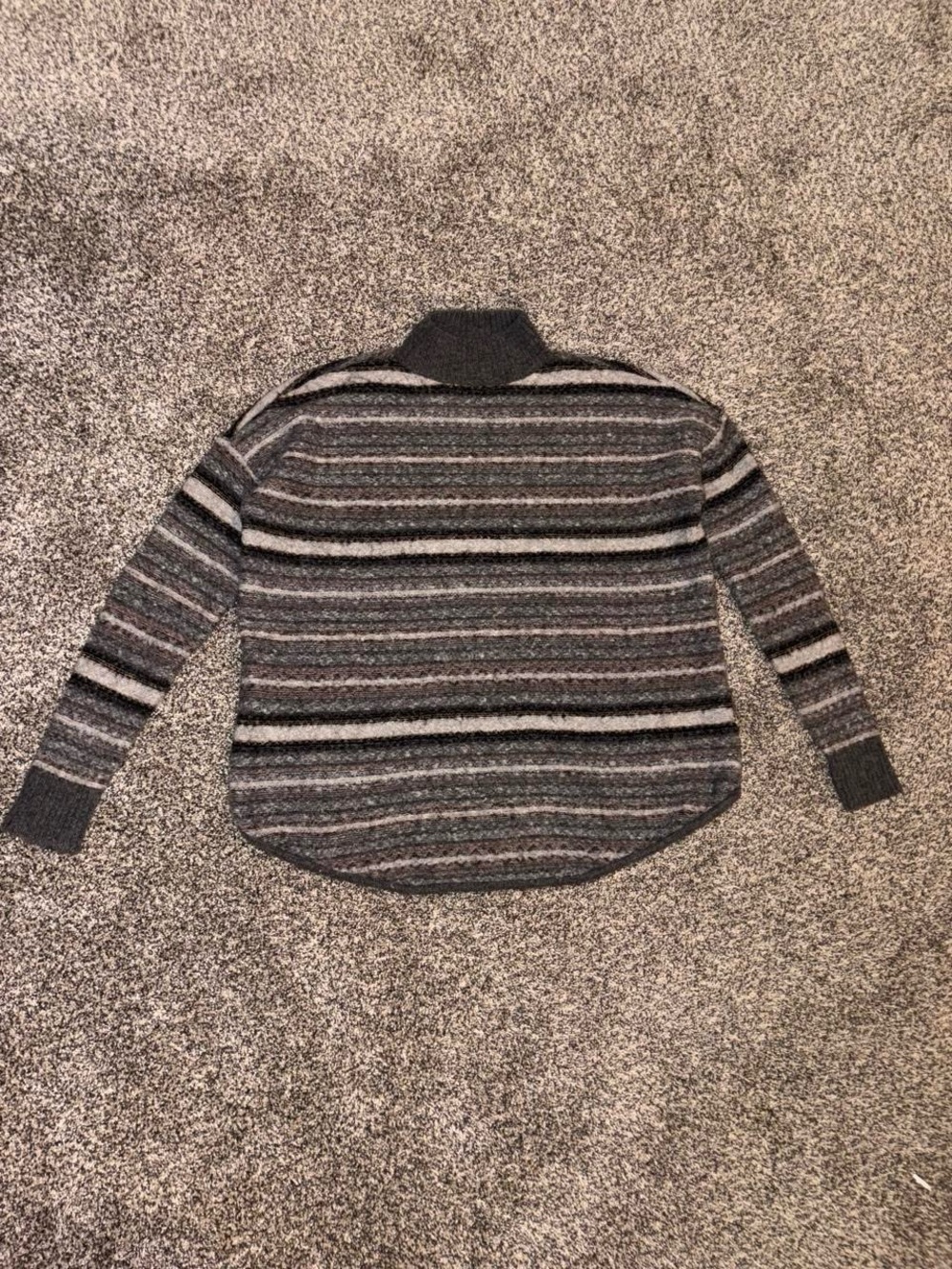 American Eagle Outfitters gray and black striped sweater